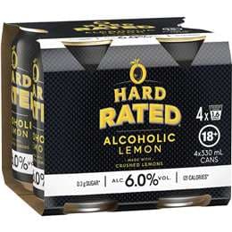 Hard Rated Lemon 6% Cans