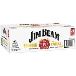 Jim Beam Vanilla & Cola Cans