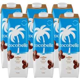 Cocobella Coconut Water Coffee Latte 1L x 6 pack