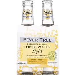 Fever-tree Refreshingly Light Premium Indian Tonic Water Bottles