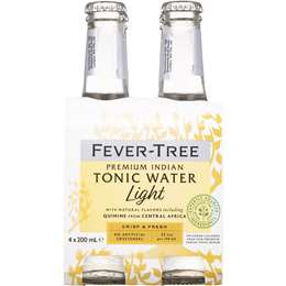 Fever-tree Refreshingly Light Premium Indian Tonic Water Bottles