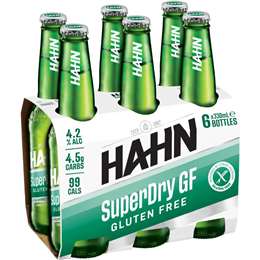 Hahn Super Dry Gluten Free Bottles
