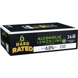 Hard Rated Lemon Lime 6pct Cans
