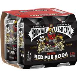 Brookvale Union 330ml x 4 pack