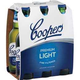 Coopers Premium Light Lager Bottles