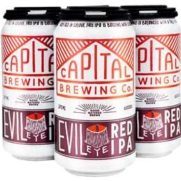 Capital Brewing Co. Evil Eye Red Indian Pale Ale Cans 375ml X6 Pack ...