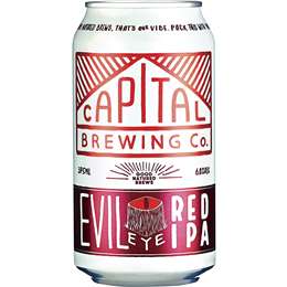Capital Brewing Co. Evil Eye Red Indian Pale Ale Cans