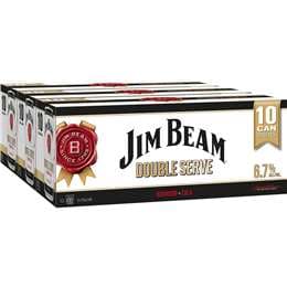 Jim Beam White Double Serve 6.7% Cola Cans