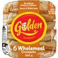 Golden Crumpets Round Wholemeal 6 Pack