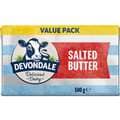Devondale Butter Block Salted 500G