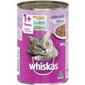 Whiskas 1+ Years Wet Cat Food Lamb Mince 400G