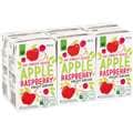 Lunch Box Poppers Apple Raspberry 35% Fruit Drink 250Ml X 6 Pack