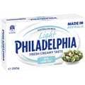 Philadelphia Light Cream Cheese Block 250G