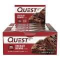 12Pc Quest 60G High Protein Chewy Bar Healthy Snack Diet Treat Chocolate Brownie
