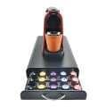 50 Pods Coffee Pod Holder Capsule Dispenser Storage Rack Drawer Organizer For Nespresso
