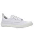 Men's Dunlop Volley Classic Canvas Sneakers - White/Navy - Casual Fashion Shoes