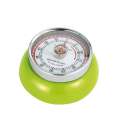 ZASSENHAUS Timer Speed Nero 072310 | Contaminuti Da Cucina Analogico | Design Semplice E Funzionale