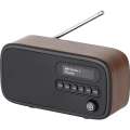 Radio Portable VQ Dexter DAB+/FM 3W Stéréo Avec USB Et Casque - 60 Préréglages - Marron