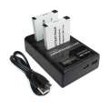 Kastar 3-Pack NB-6LH Battery And LCD AC Charger Compatible With Canon PowerShot SX510 HS, PowerShot SX520 HS, PowerShot SX530 HS, PowerShot SX540 HS, PowerShot SX600 HS, PowerShot SX610 HS Cameras