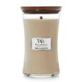 Woodwick Tonka & Almond Milk Large Scented Candle