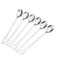 5 Pcs Long Handled Stainless Steel Coffee Spoon Cold Drink Ice Cream Tea Spoon