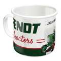 Nostalgic Art Enamel Retro Mug Fendt Tractors Coffee/Tea Drinking Cup Green