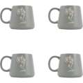 4X Splosh Heartfelt Mindfulness 440Ml Stoneware Mug Coffee/Tea Cup Green