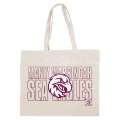 CafePress Overly Manly Man Tote Bag - Natural Canvas Reusable Grocery Shopping Bag - View #9