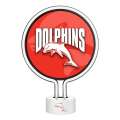 NRL Neon Light - Dolphins - 30 x 21.5 x 8.5cm - Team Logo | Woolworths