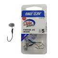thumbnail image 2 of 100 Pack 1/16 Oz Lead Minnow Head Unpainted Jig Heads – Eagle Claw Bronze #2, Made In USA 2 of 3
