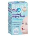 Baby U Nappy Bags 200 Pack