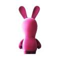 Rabbids Raving Action Figure Display Statue Toy Pink Velvet 11in ...