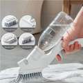 4 In 1 Water Spray Cleaning Kit Kitchen Clean Brush Crevice Sponge Cleaning Tool