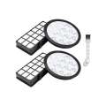 HUAYUWA Kit Filtro HEPA Compatibile per Rowenta RO7623 RO7634 Aspirapolvere Compatto Potenza Ricambi Accessori