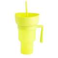 Stadium Tumbler Popcorn Cup Snack Cup Multifunctional Cup - 1000Ml Yellow