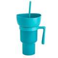 Stadium Tumbler Popcorn Cup Snack Cup Multifunctional Cup - 1000Ml Blue