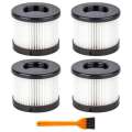 49-90-0160 HEPA Vacuum Filter 4 Pack Compatible With Milwauke*e M18 Compact Vacuum 0882-20 | Fits Part #49-90-0160 | HEPA Dust Filter 49-90-1951