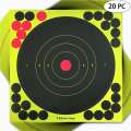 BESTSKY 20 Pcs 12X12 Reactive Splatter Paper Target Paper Targets