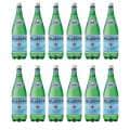 12Pk San Pellegrino Italian Sparkling Mineral Water Green Plastic Bottle 1L