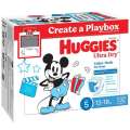 Huggies Boys' Ultra Dry Nappies Size 5 Walker (13-18Kg) 132 Nappies