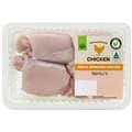 Rspca Approved Chicken Thigh Skinless Fillets Small 550G - 650G