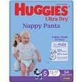 Huggies Ultra Dry Nappy Pants Boys Size 5 (12-17Kg) 54 Pack