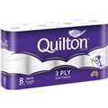 Quilton Classic 3 Ply Toilet Paper 8 Pack