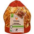 Rspca Approved Chicken Whole Seasoned & Marinated 1.35Kg - 2.65Kg