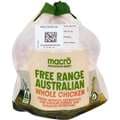Macro Whole Chicken Free Range 1.15Kg - 2.25Kg