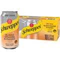 Schweppes Zero Sugar Blood Orange Mango Sparkling Mineral Water Cans 375Ml X 10 Pack