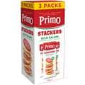 Primo Stackers Mild Salami Cheddar Cheese & Crackers 3 Pack