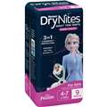 Huggies Drynites Night Time Pants For Girls 4-7 Years (17-30Kg) 9 Pack