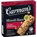 Carman'S Muesli Bars Classic Fruit & Nut 6 Pack