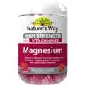 Nature's Way Extra Strength Magnesium Gummies Raspberry Flavour